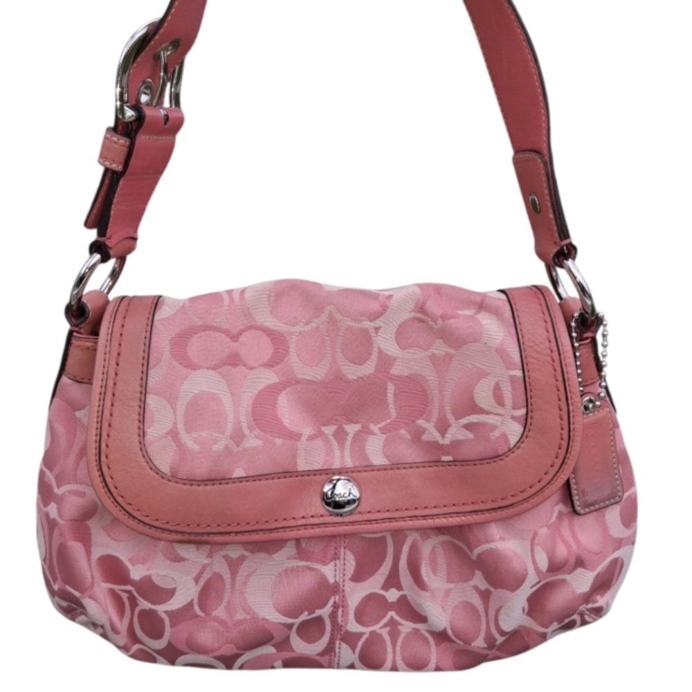Pink Coach Women's Shoulder Bag